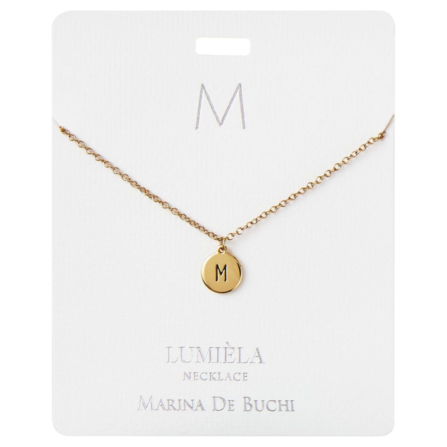 LUMIELA INITIAL LETTER NECKLACES - Buckley's Drug Store - Compounding ...