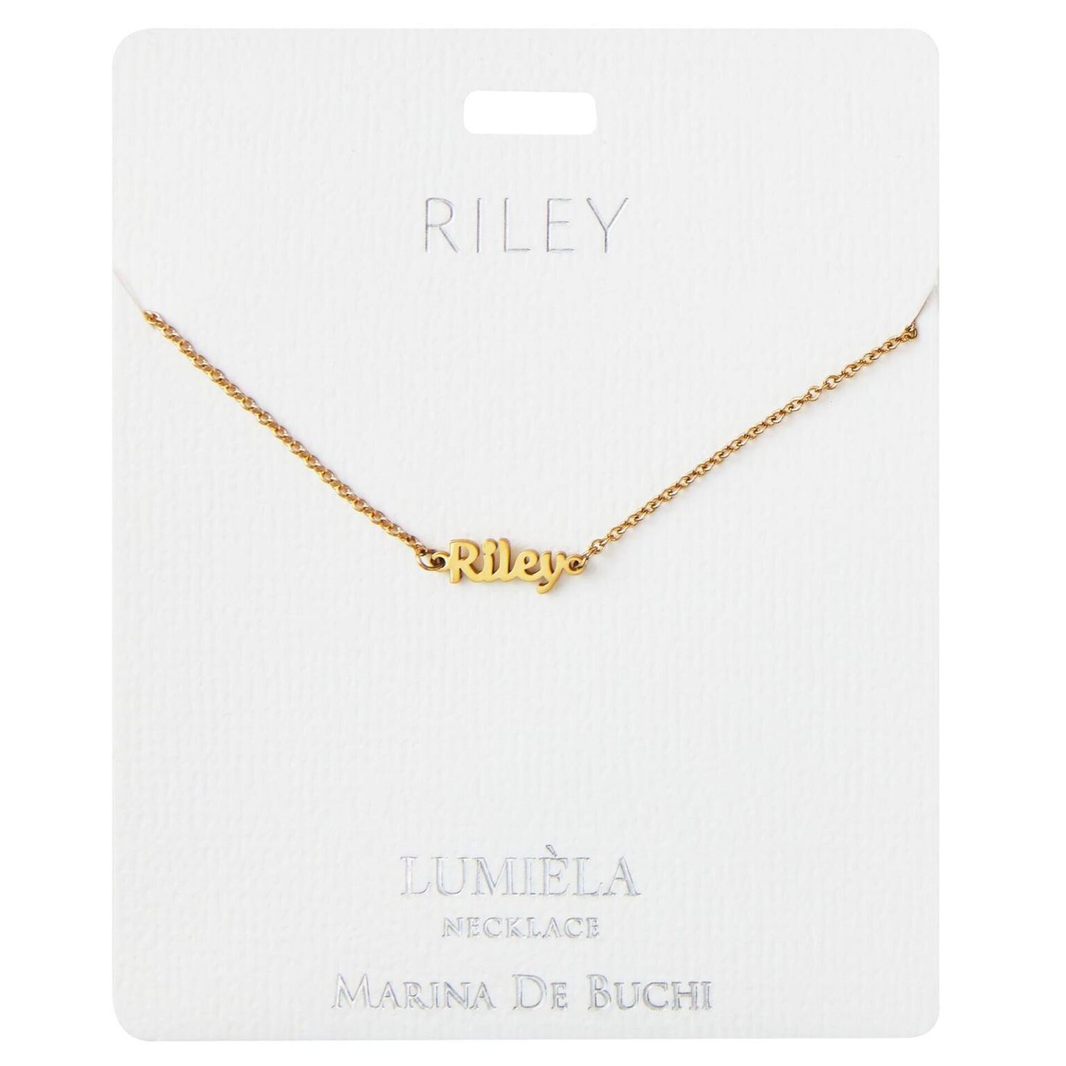 LUMIELA PERSONALIZED NAME NECKLACES - Buckley's Drug Store ...